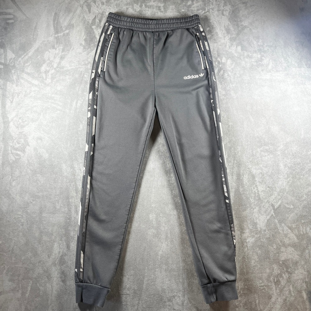 Adidas Gravy Camo Stripe Track Pants Jogger Athleisure Boys Size‎ L